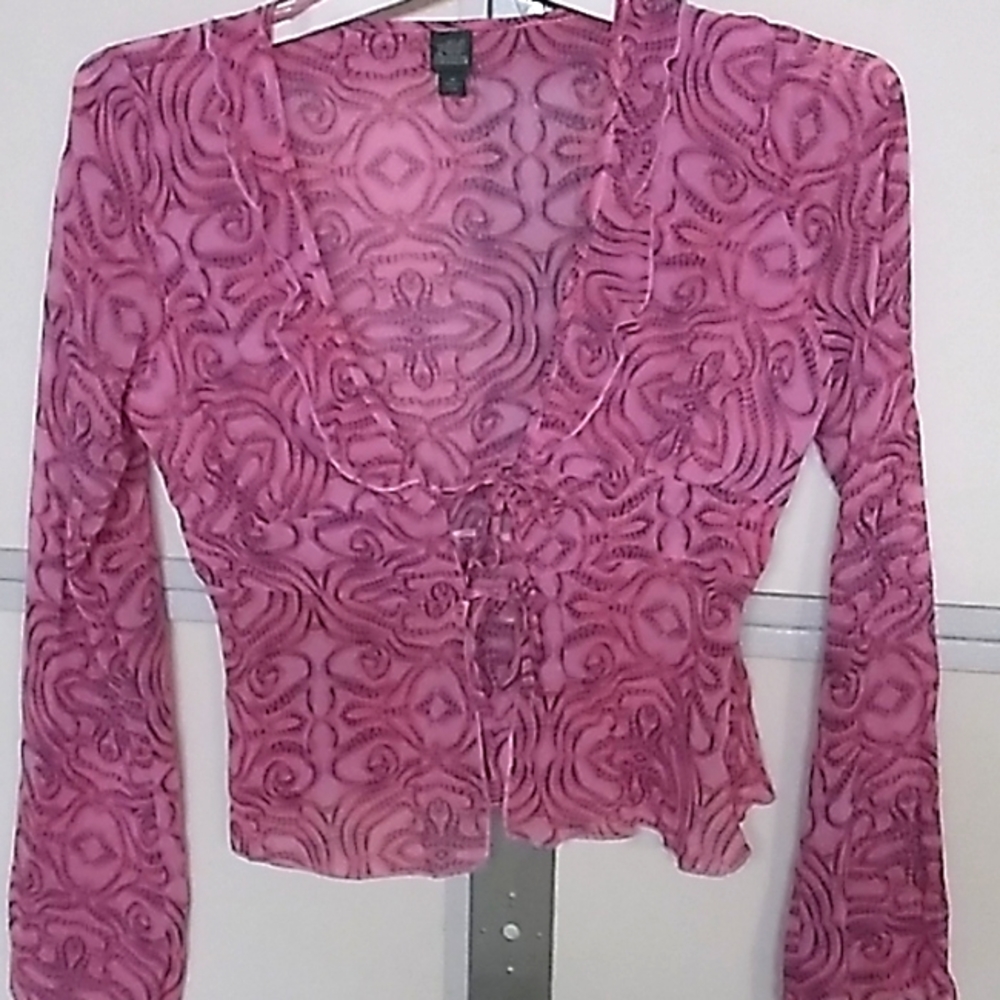 Wild Fable, women’s Medium top, pink print